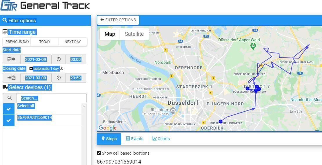 NaBi Tracker Screenshot
